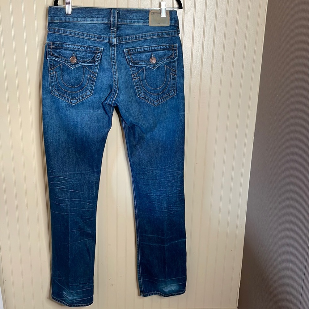 True religion blue jeans Ricky‎ relaxed straight size 31 made in USA
